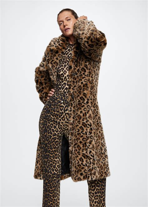 Leopard print Coats .